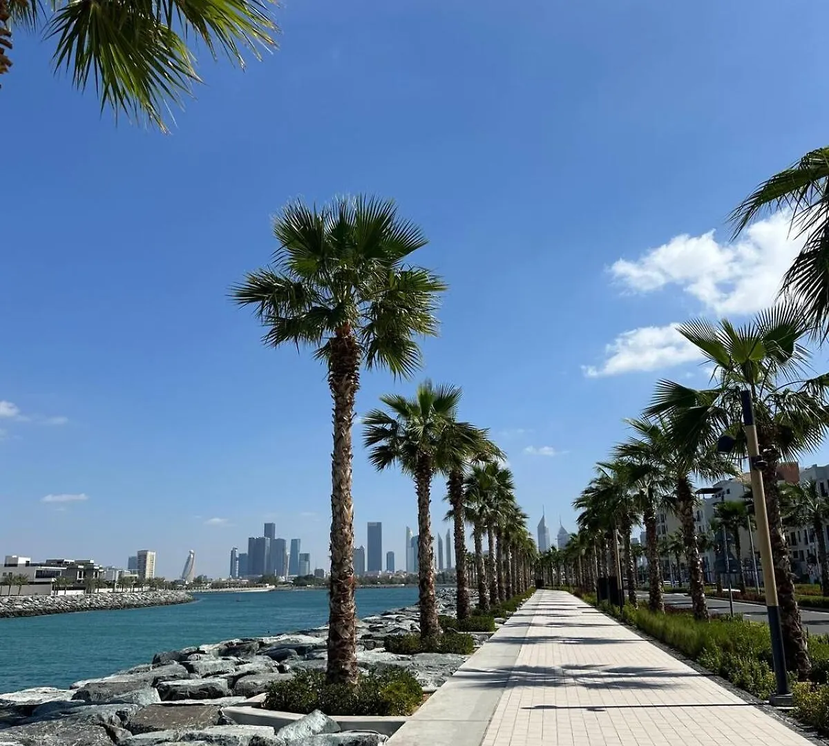 Lägenhet La Mer 1Br Ocean View 4 Pax Dubai