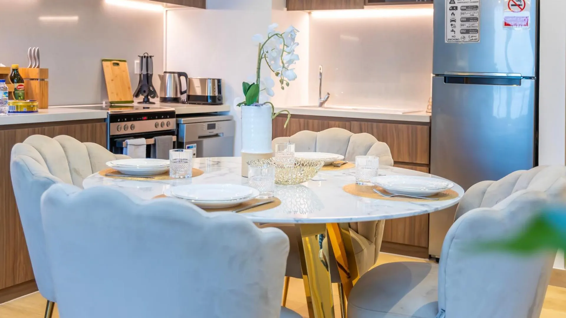 Lägenhet La Mer 1Br Ocean View 4 Pax Dubai Förenade Arabemiraten