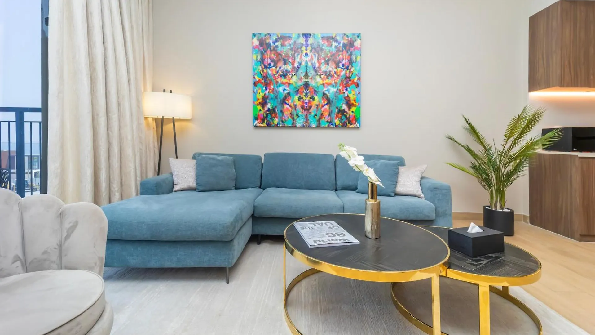 Lägenhet La Mer 1Br Ocean View 4 Pax Dubai Förenade Arabemiraten